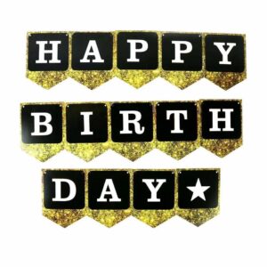 Happy Birthday Hanging Banner - Multi (60003)